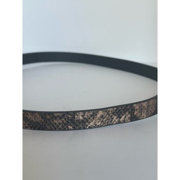 Coldwater Creek Leather Belt Animal Print Womens Size 34 - Picture 2 of 9